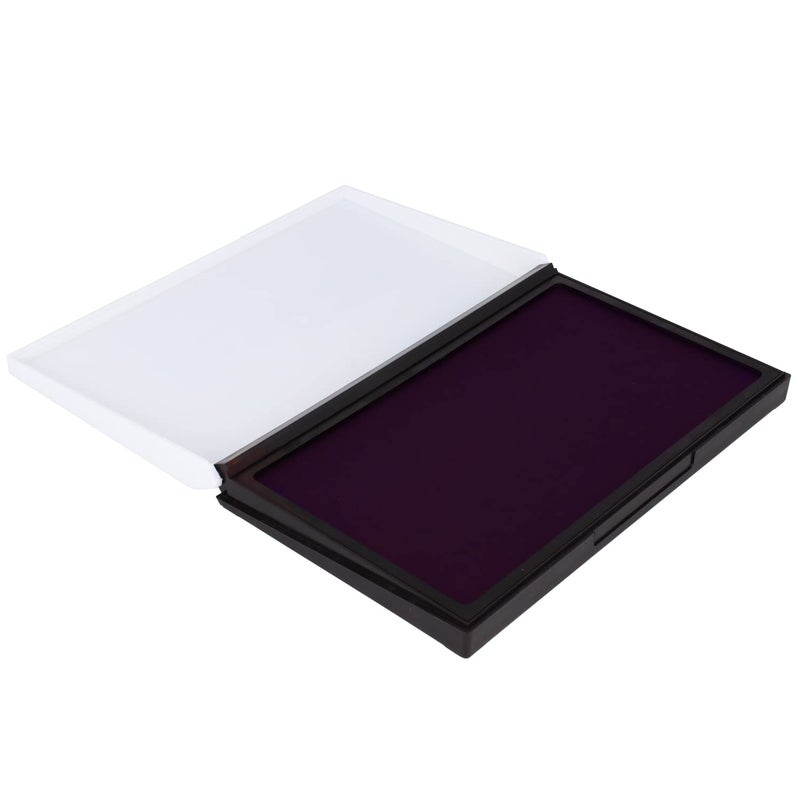 ExcelMark Rubber Stamp Ink Pad Extra Large 3-7/8"" x 7"" (Purple) - Image 2